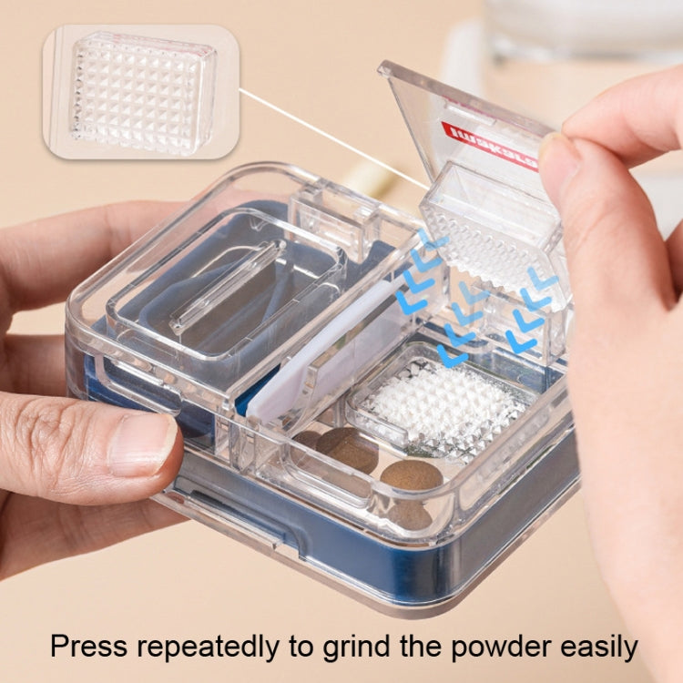 Imakara Mini Square Portable Sealed Medicine Cutter Dispenser Box(Red) - free shipping - PMC TechLife - Order now!
