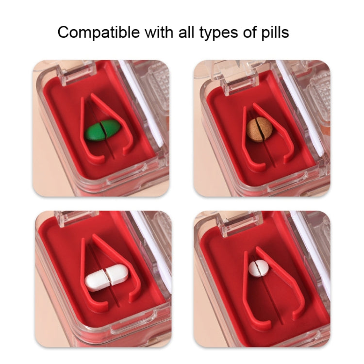 Imakara Mini Square Portable Sealed Medicine Cutter Dispenser Box(Blue) - free shipping - PMC TechLife - Order now!