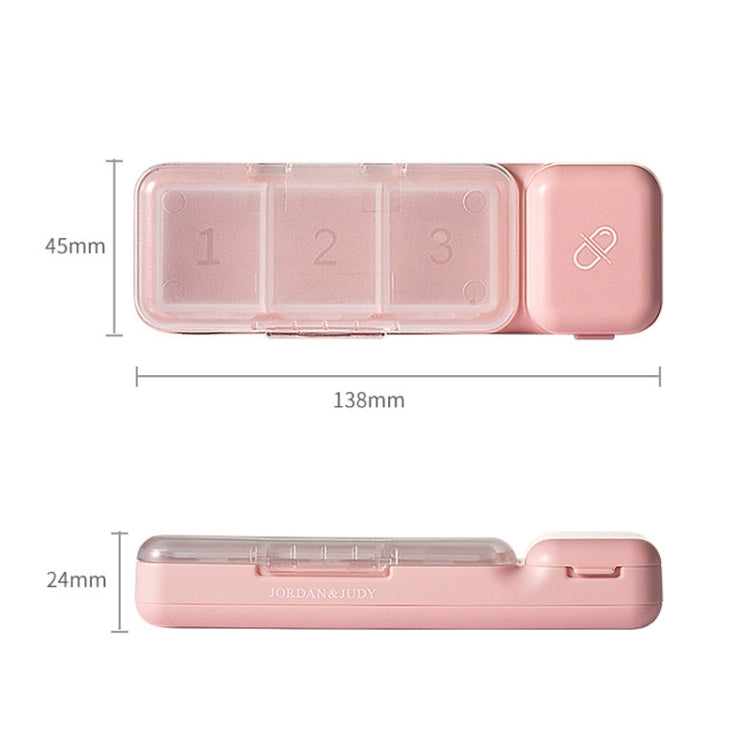 TR017 Portable Medicine Cutter Portable Mini 7 Days Sealed Separate Medicine Box(Purple) - free shipping - PMC TechLife - Order now!