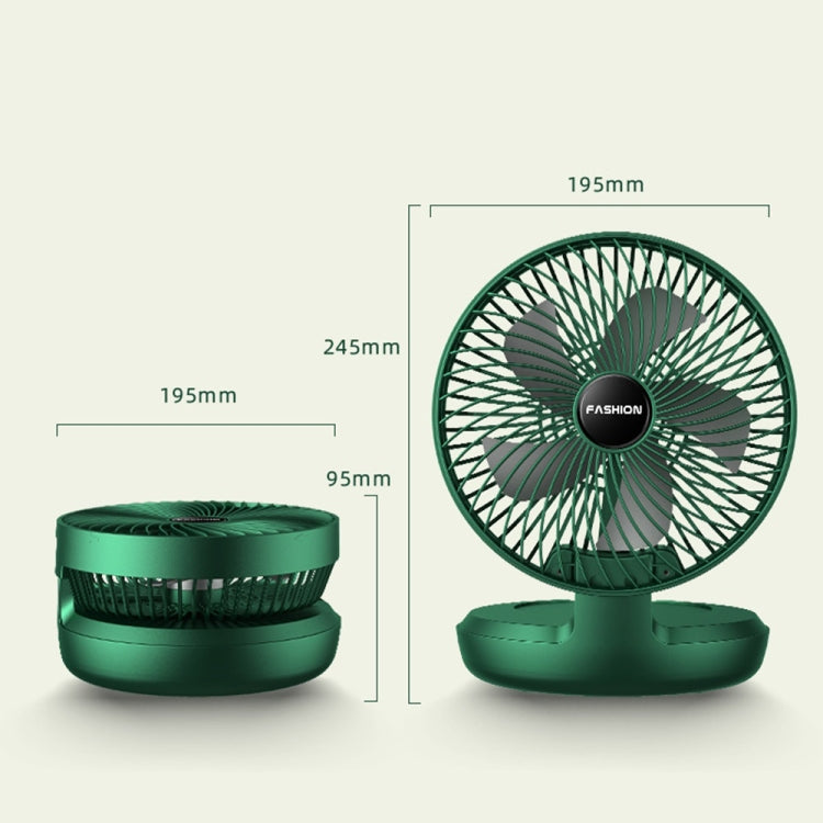 Folding Office Desktop Household Portable Small Fan, Size: 8 inch(White USB Direct Plug) - Electric Fans by PMC TechLife | Online Shopping South Africa | PMC TechLife | Buy Now Pay Later Mobicred