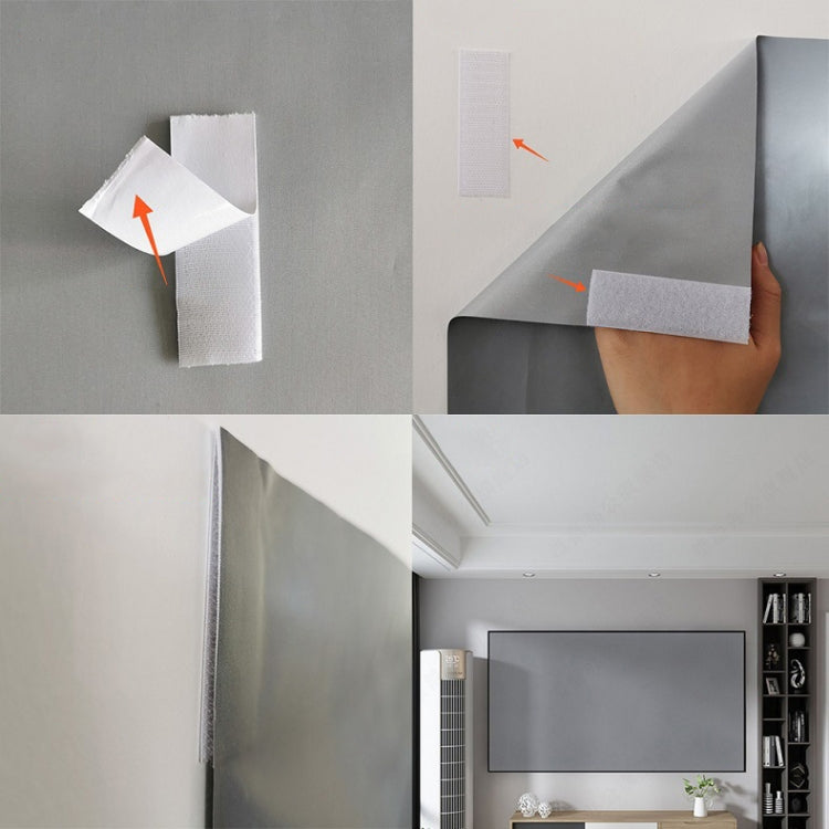 Folding Metal Anti-Light HD Projection Curtain, Size: 133 inch 16:9 300x160cm - Film Curtains by PMC TechLife | Online Shopping South Africa | PMC TechLife | Buy Now Pay Later Mobicred