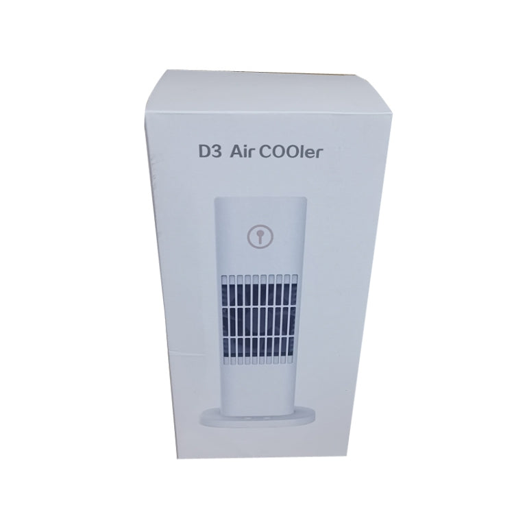 D3 Home USB Air Cooler Add Water Desktop Tower Fan Humidification Spray Fan(White) - Electric Fans by PMC Jewellery | Online Shopping South Africa | PMC Jewellery | Buy Now Pay Later Mobicred