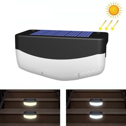 Solar Steps Lamp Outlet Landscape Garden Wall Lights(Warm White) - With Solar Panel by PMC Jewellery | Online Shopping South Africa | PMC Jewellery