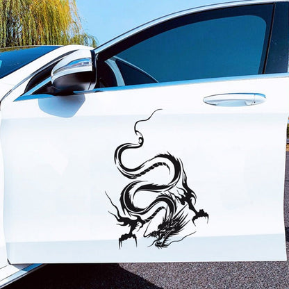 D-131 Dragon Totem Dragon Car Cover Sticker Modified Roof Scratch Sticker(Black) - Decorative Sticker by PMC Jewellery | Online Shopping South Africa | PMC Jewellery