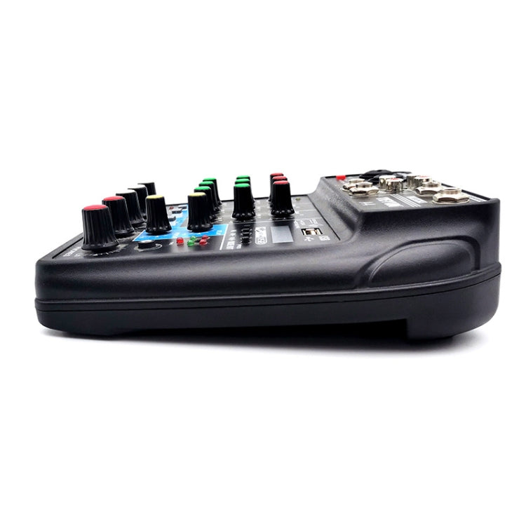 TEYUN A4 4-way Small Microphone Digital Mixer Live Recording Effector(US Plug) - Live Sound Effects Processors by TEYUN | Online Shopping South Africa | PMC Jewellery | Buy Now Pay Later Mobicred