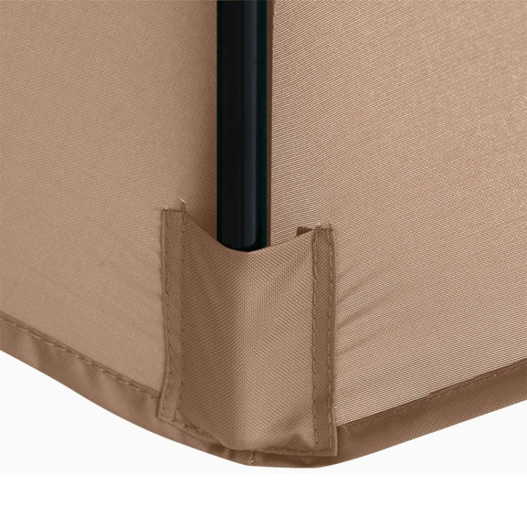 Polyester Parasol Replacement Cloth Round Garden Umbrella Cover, Size: Diameter 2.7m 6 Ribs(Khaki) - free shipping - PMC TechLife - Order now!
