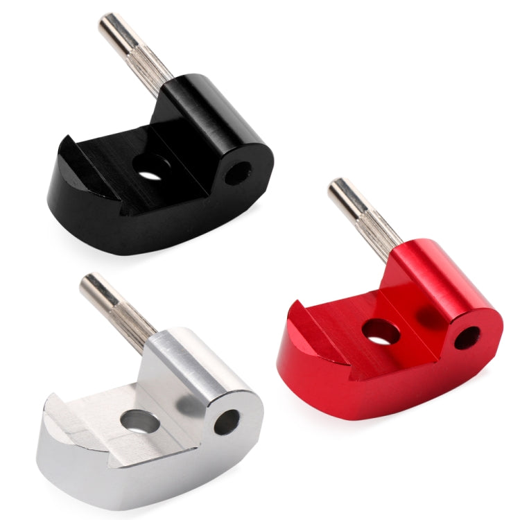 High-density Alloy Steel Electric Scooter Folding Hook for Xiaomi M365 / Pro,Style: Silver+1 Dowel - Accessories & Parts by PMc TechLife | Online Shopping South Africa | PMc TechLife | Buy Now Pay Later Mobicred