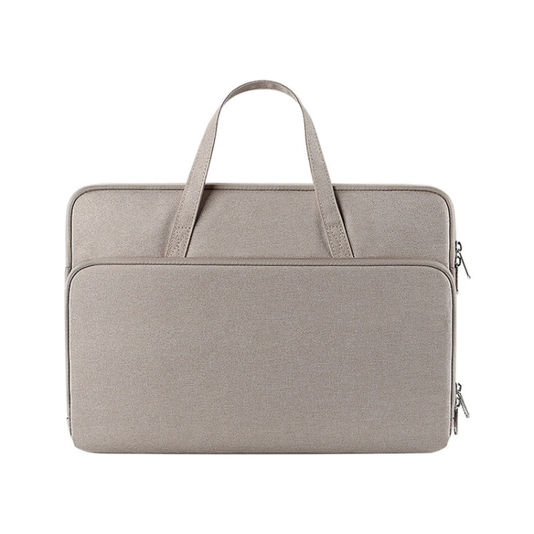 ST13 Waterproof and Wear-resistant Laptop Bag, Size: 14.1-15.4 inches(Khaki) - 14.1 inch by PMC Jewellery | Online Shopping South Africa | PMC Jewellery | Buy Now Pay Later Mobicred