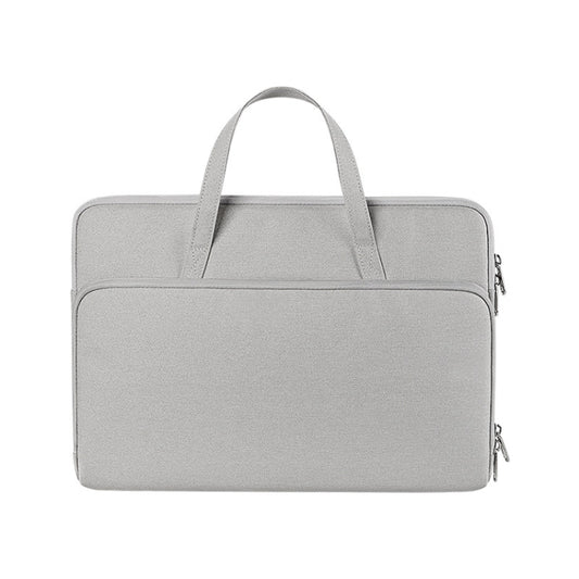 ST13 Waterproof and Wear-resistant Laptop Bag, Size: 14.1-15.4 inches(Elegant Gray) - 14.1 inch by PMC Jewellery | Online Shopping South Africa | PMC Jewellery | Buy Now Pay Later Mobicred