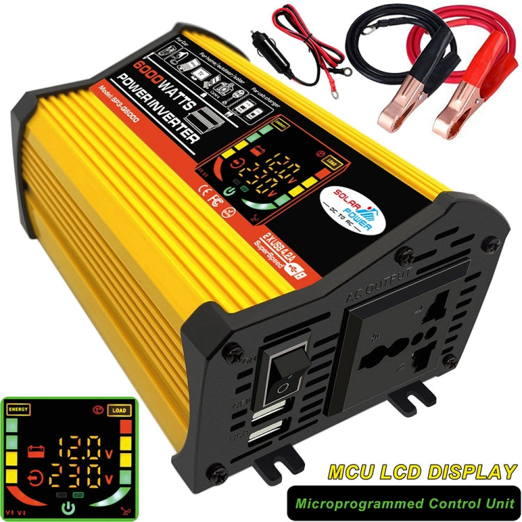 Saga 3 Generations Home Solar Generator Inverter+30A Controller+18W 12V Solar Panel, Specification: Yellow 12V To 220V - Modified Square Wave by PMC Jewellery | Online Shopping South Africa | PMC Jewellery | Buy Now Pay Later Mobicred