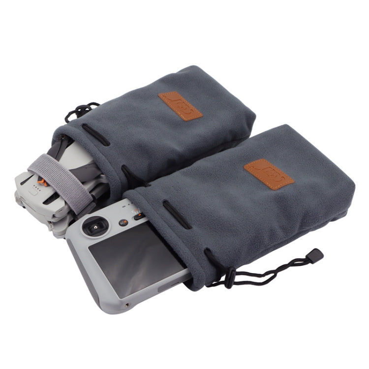 CQT Storage Bag Thick Flannel Bag For DJI Mini 3 Pro,Specification: 2 PCS Bag - Backpacks & Bags by CQT | Online Shopping South Africa | PMC Jewellery | Buy Now Pay Later Mobicred