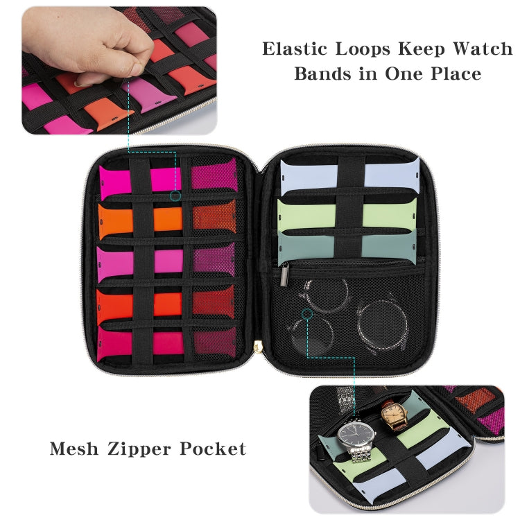 Velvet Watch Strap Watch Accessories Storage Bag, Specification: Blue M - free shipping - PMc TechLife - Order now!