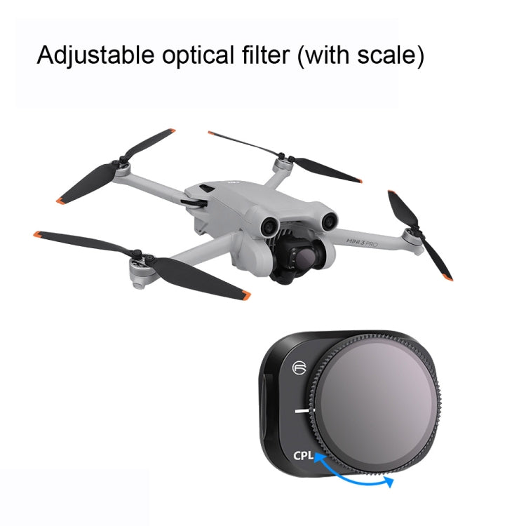 RCSTQ Aluminum Alloy Adjustable Filter Accessories for DJI Mini 3 Pro,Style: ND64 - Mavic Lens Filter by RCSTQ | Online Shopping South Africa | PMC Jewellery | Buy Now Pay Later Mobicred