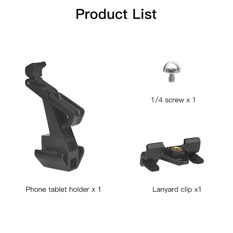 RCSTQ Remote Control Phone Tablet Bracket for DJI Mavic 3/Mini 2/Mini 3 Pro,Style: Only Clip - Holder Series by RCSTQ | Online Shopping South Africa | PMC Jewellery