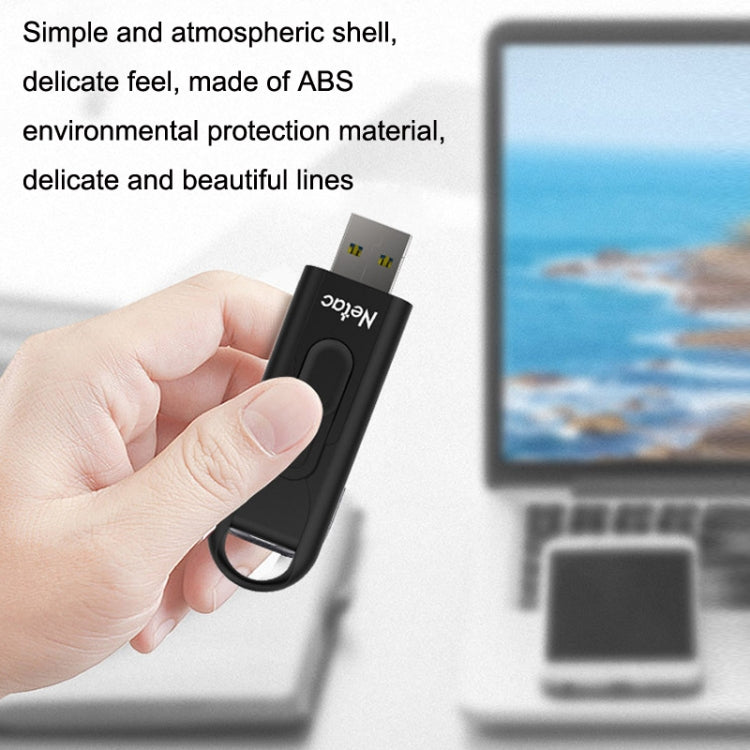 Netac U309 High Speed USB3.0 Push-Pull Encrypted USB Flash Drive, Capacity: 32GB - USB Flash Drives by Netac | Online Shopping South Africa | PMC TechLife | Buy Now Pay Later Mobicred