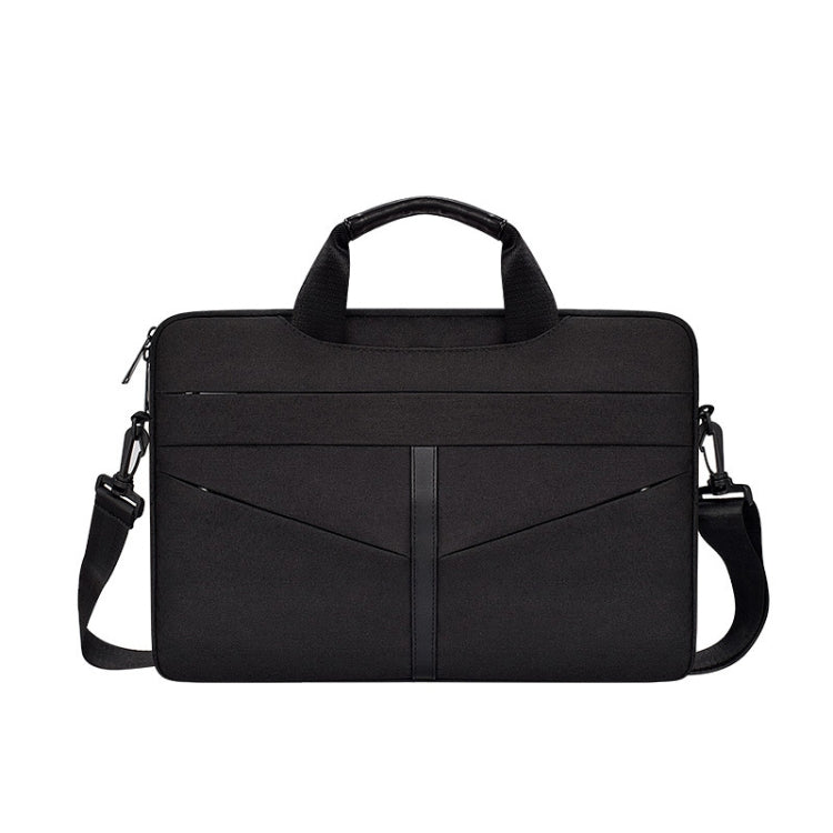 DJ04 Hidden Handle Waterproof Laptop Bag, Size: 14.1-15.4 inches(Mysterious Black) - 14.1 inch by PMC Jewellery | Online Shopping South Africa | PMC Jewellery | Buy Now Pay Later Mobicred