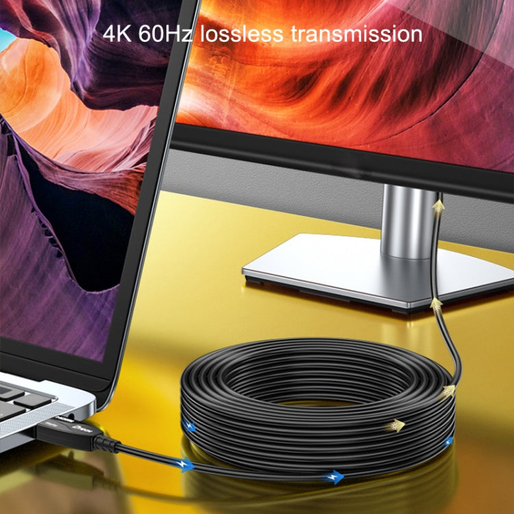 DTECH HDMI 2.0 Version Fiber Optical Line 4K 60Hz Large Screen TV Engineering Wiring, Length: 15m - free shipping - PMC Jewellery - Order now!