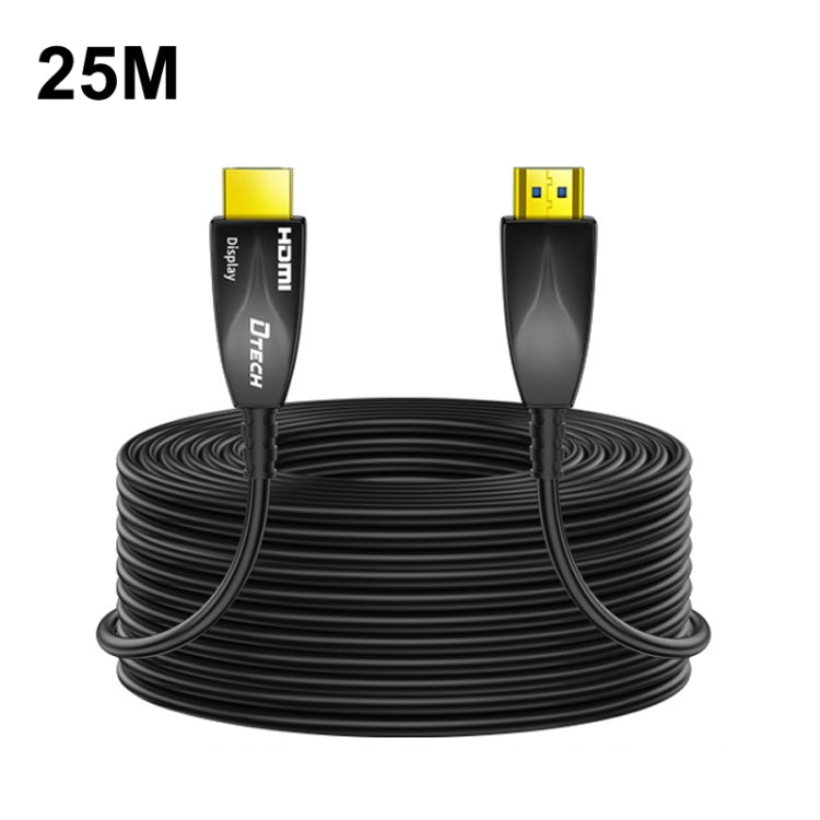 DTECH HDMI 2.0 Version Fiber Optical Line 4K 60Hz Large Screen TV Engineering Wiring, Length: 25m - Cable by DTECH | Online Shopping South Africa | PMC Jewellery | Buy Now Pay Later Mobicred