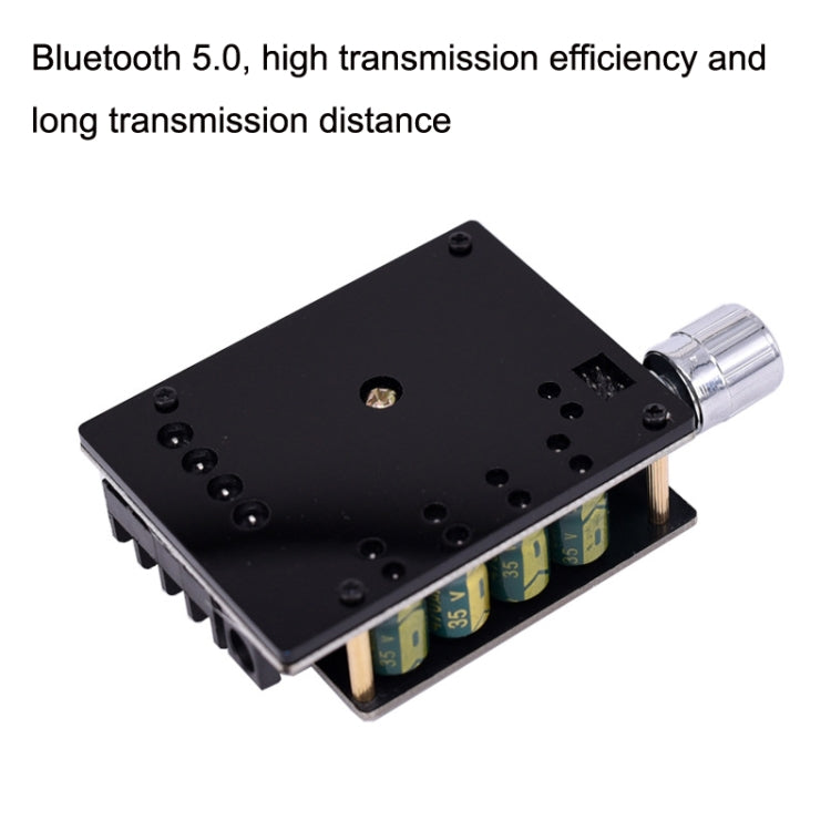 ZK-1002L Mini High Power Bluetooth Amplifier Board with Knob Adjust Volume Switch - Breadboard / Amplifier Board by PMC Jewellery | Online Shopping South Africa | PMC Jewellery