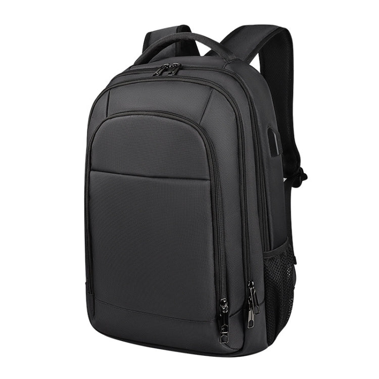 SJ06 Outdoor Large Capacity Laptop Backpack, Size: 13 inch-15.6 inch(Mysterious Black) - Backpack by PMC Jewellery | Online Shopping South Africa | PMC Jewellery | Buy Now Pay Later Mobicred