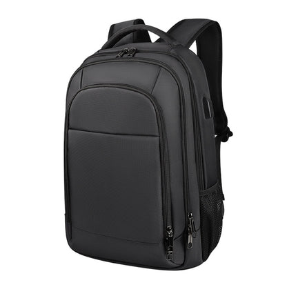 SJ06 Outdoor Large Capacity Laptop Backpack, Size: 13 inch-15.6 inch(Mysterious Black) - Backpack by PMC Jewellery | Online Shopping South Africa | PMC Jewellery | Buy Now Pay Later Mobicred