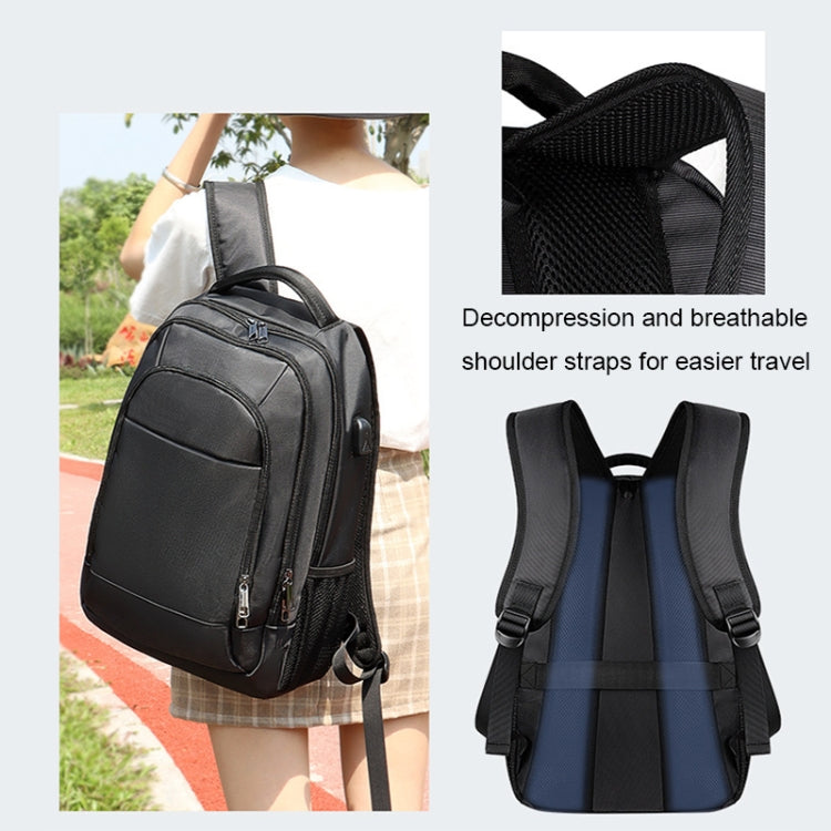 SJ06 Outdoor Large Capacity Laptop Backpack, Size: 13 inch-15.6 inch(Mysterious Black) - Backpack by PMC Jewellery | Online Shopping South Africa | PMC Jewellery | Buy Now Pay Later Mobicred