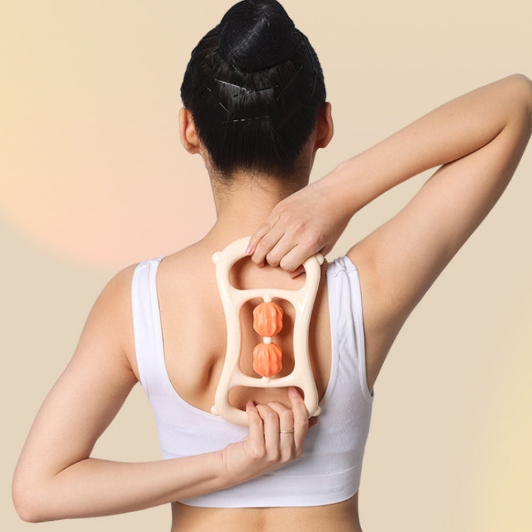 Massage Stretching Yoga Assisted Ring With Raised Point Roller(White) - free shipping - PMC TechLife - Order now!