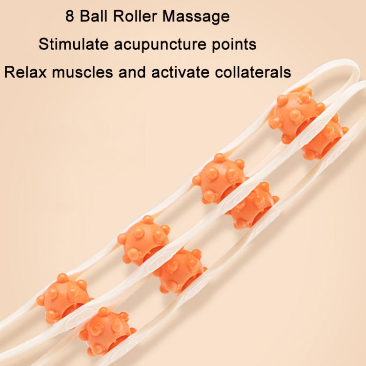 Shoulder Neck&Back Dredging Meridian Manual Roller Massager(Yellow) - free shipping - PMC TechLife - Order now!