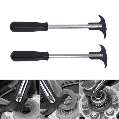 2 PCS Oil Seal Disassembly Tool Double Head Oil Seal Wrench Puller(Black Handle) - Hand Tool Sets by PMC Jewellery | Online Shopping South Africa | PMC Jewellery | Buy Now Pay Later Mobicred