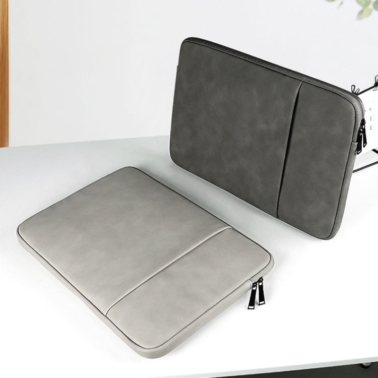ND01DZ Double Layer Waterproof Laptop Liner Bag, Size: 13.3 inches(Light Gray) - 13.3 inch by PMC TechLife | Online Shopping South Africa | PMC TechLife | Buy Now Pay Later Mobicred