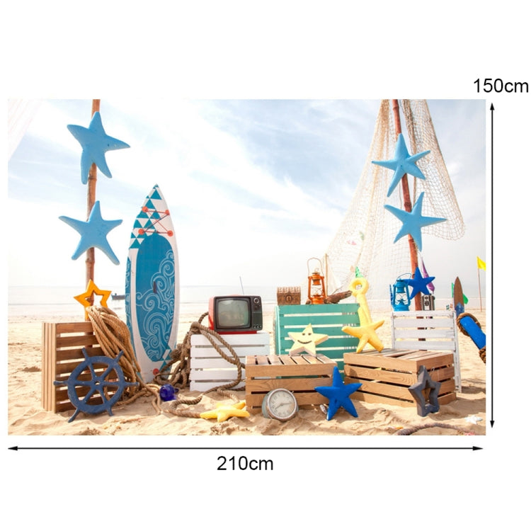 2.1m X 1.5m Beach Surfboard Photography Background Cloth - Other by PMC TechLife | Online Shopping South Africa | PMC TechLife