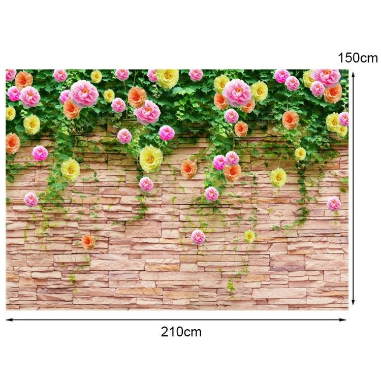 2.1m X 1.5m Flower Wall Photography Background Cloth Birthday Wedding Party Decoration Fabric - Valentines Day by PMC Jewellery | Online Shopping South Africa | PMC Jewellery