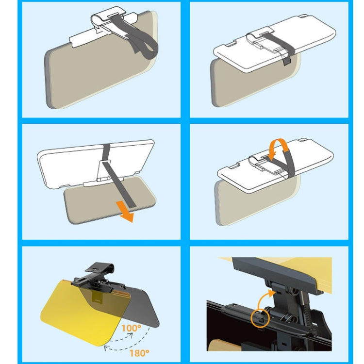 SHUNWEI Car Anti High Beam Visor Night Vision Glasses, Style: Large Daily Use - free shipping - PMC TechLife - Order now!