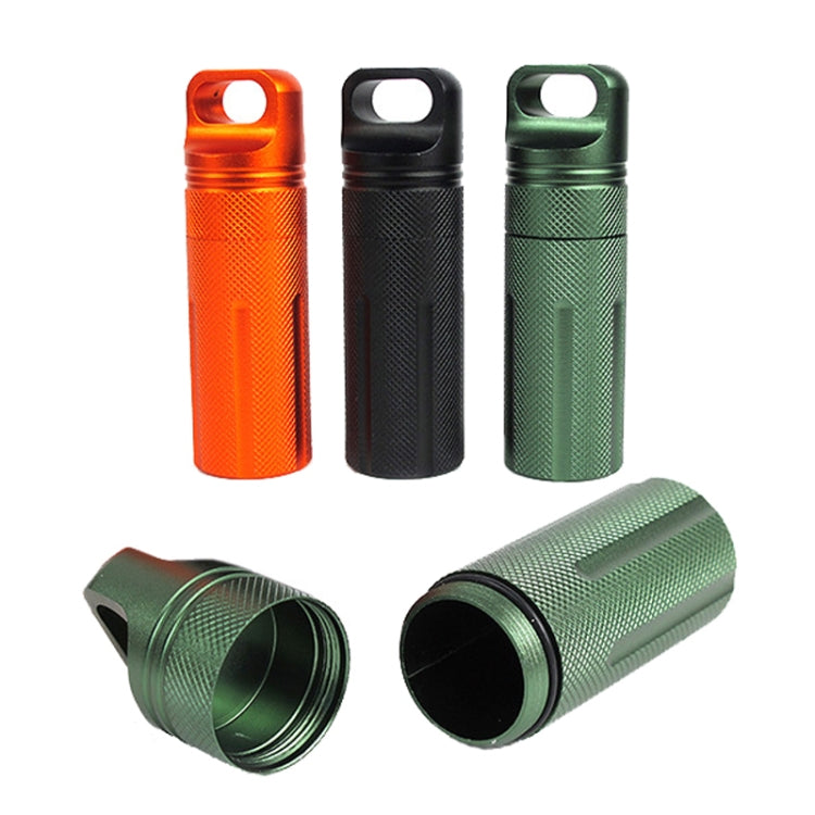 Aluminum Alloy Full Seal EDC Waterproof Can Outdoor Survival Equipment(Black) - Emergency Tools by PMC TechLife | Online Shopping South Africa | PMC TechLife