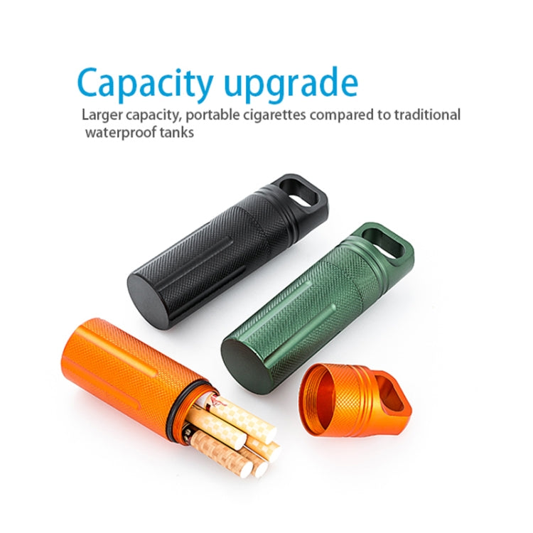 Aluminum Alloy Full Seal EDC Waterproof Can Outdoor Survival Equipment(Black) - Emergency Tools by PMC TechLife | Online Shopping South Africa | PMC TechLife