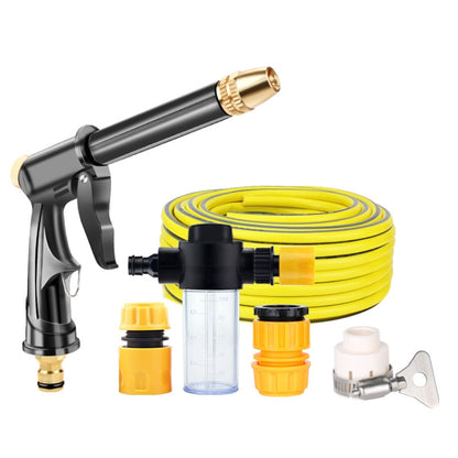 High Pressure Car Wash Hose Telescopic Watering Sprinkler, Style: H2+3 Connector+15m Tube+Foam Pot - Car Washer & Accessories by PMC Jewellery | Online Shopping South Africa | PMC Jewellery | Buy Now Pay Later Mobicred