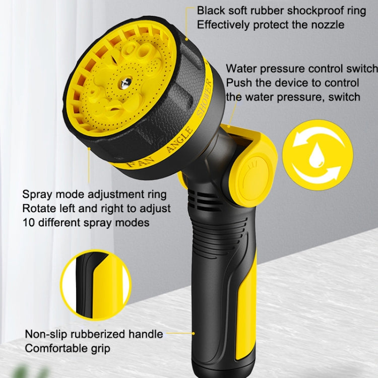 10 Functional Watering Sprinkler Head Household Water Pipe, Style: D6+4 Connector+15m 4-point Tube - Watering & Irrigation by PMC TechLife | Online Shopping South Africa | PMC TechLife | Buy Now Pay Later Mobicred