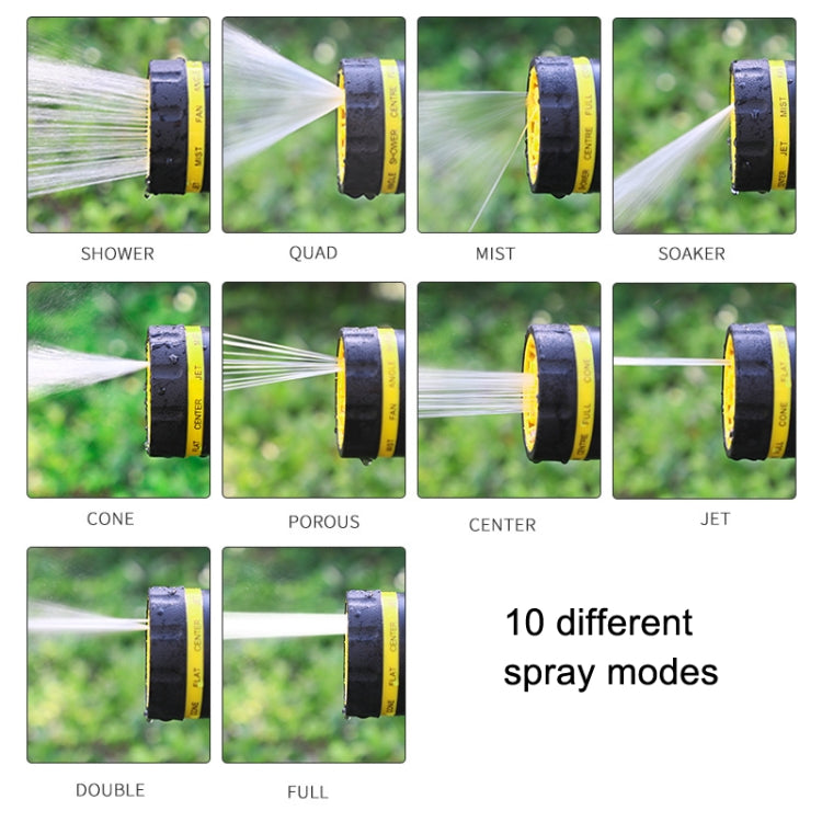 10 Functional Watering Sprinkler Head Household Water Pipe, Style: D6+4 Connector+25m 4-point Tube - Watering & Irrigation by PMC TechLife | Online Shopping South Africa | PMC TechLife | Buy Now Pay Later Mobicred