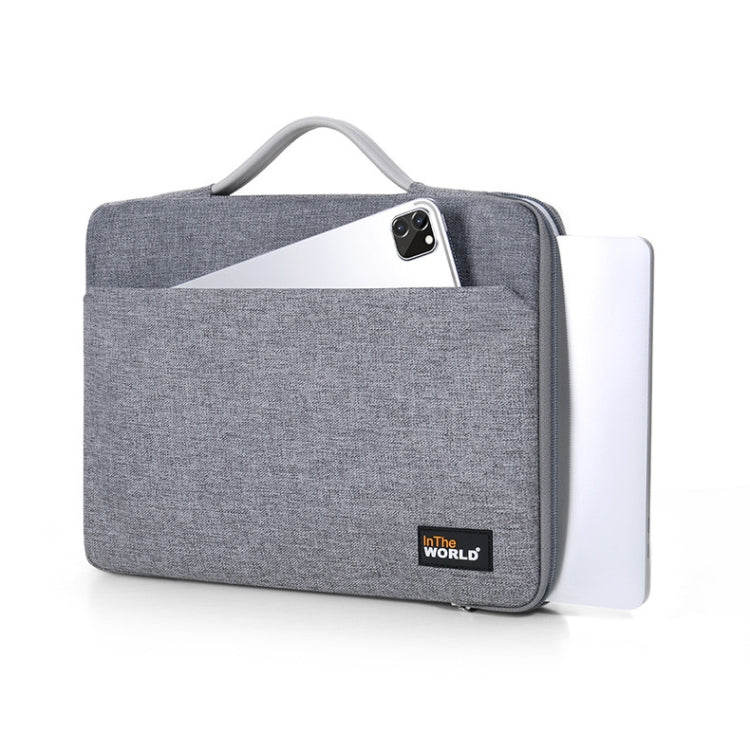 JRC Waterproof Laptop Tote Storage Bag, Size: 13.3 inches(Light Grey) - 13.3 inch by JRC | Online Shopping South Africa | PMC Jewellery | Buy Now Pay Later Mobicred