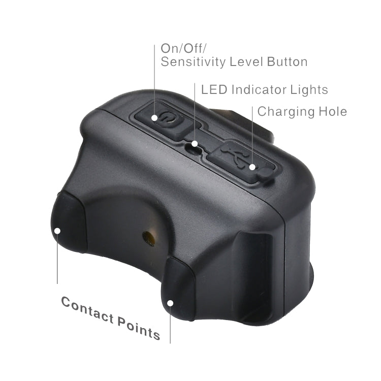 Pet Collar Trainer Rechargeable Automatic Bark Stop(Black White Spots) - Training Aids by PMC TechLife | Online Shopping South Africa | PMC TechLife | Buy Now Pay Later Mobicred