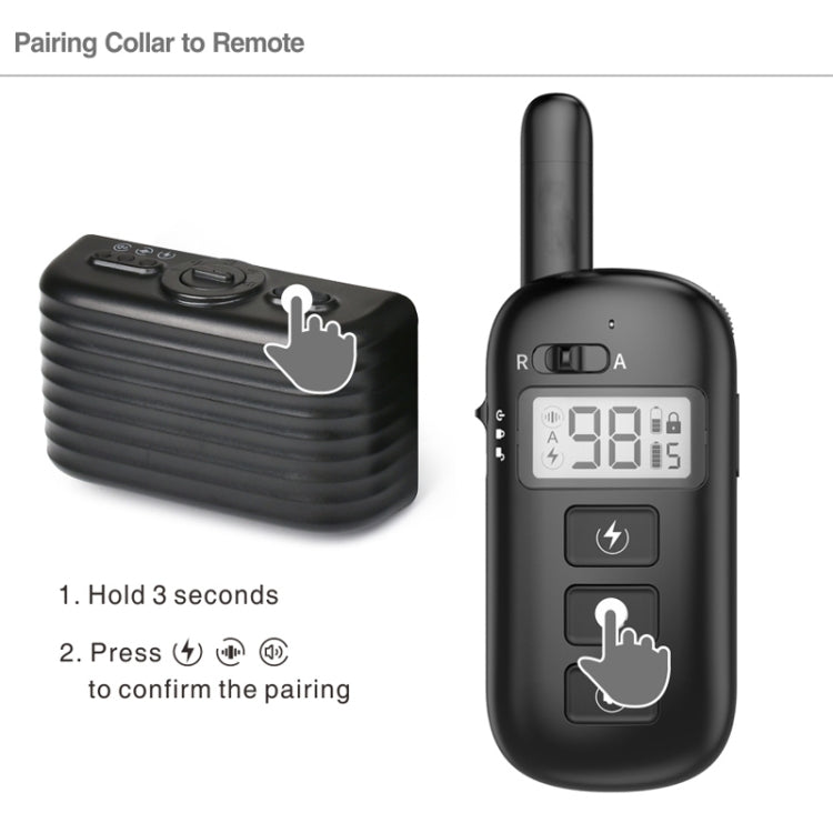Remote Control Trainer Dog Collar Automatic Bark Stop Device, Specification: 1 Drag 2 (Orange+Red) - free shipping - PMC TechLife - Order now!