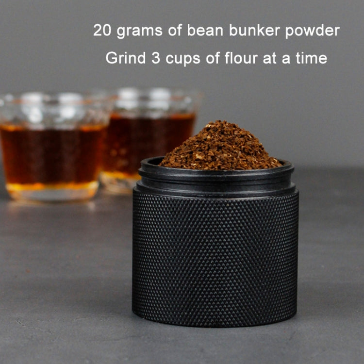 CNC Stainless Steel Hand Crank Coffee Bean Grinder, Specification: Pentagon Gray - free shipping - PMC TechLife - Order now!