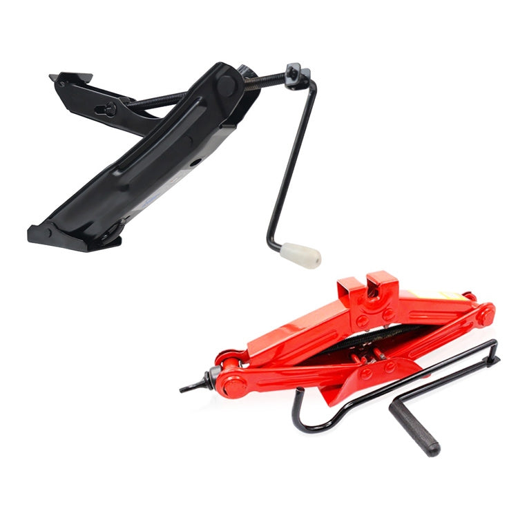 Portable Car Jack Z Type Hand Crank Tire Changing Tool(Red) - Car Jacks by PMC Jewellery | Online Shopping South Africa | PMC Jewellery | Buy Now Pay Later Mobicred