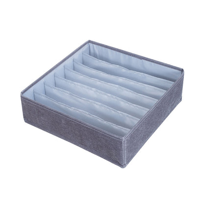 Foldable Drawer Clothes Storage Box, Spec: 7 Grids (Gray) - Storage Boxes by PMC Jewellery | Online Shopping South Africa | PMC Jewellery