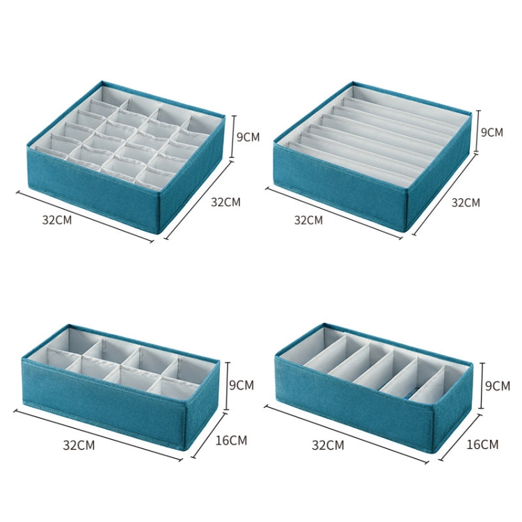 Foldable Drawer Clothes Storage Box, Spec: 7 Grids (Gray) - Storage Boxes by PMC TechLife | Online Shopping South Africa | PMC TechLife