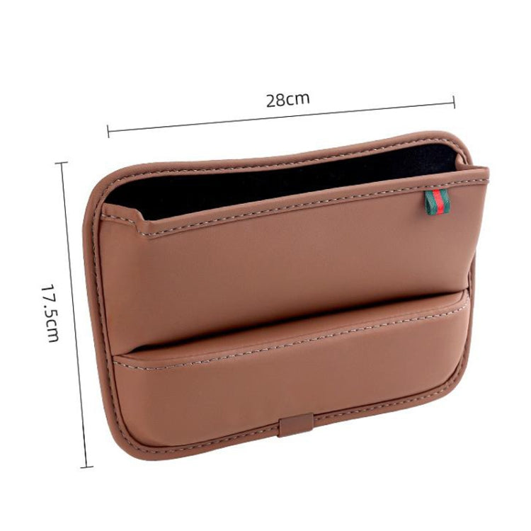 Car Seat Sewing Box Central Control Slot Storage Bag(Brown) - Stowing Tidying by PMC TechLife | Online Shopping South Africa | PMC TechLife | Buy Now Pay Later Mobicred