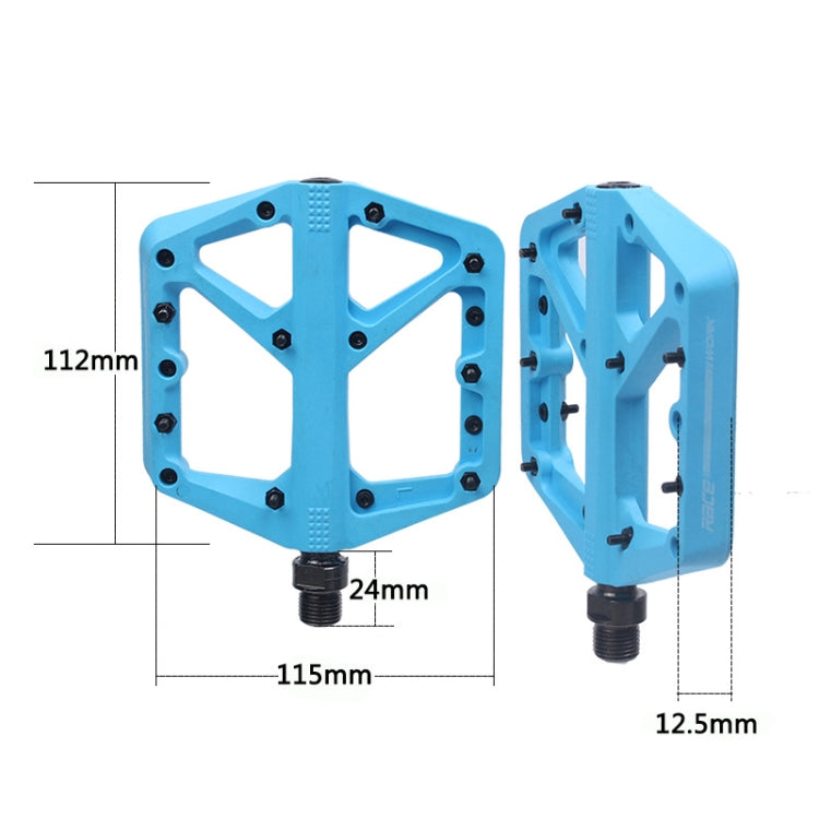 RACEWORK RK66 Mountain Bike Nylon Fiber Pedals(Blue) - free shipping - PMc TechLife - Order now!