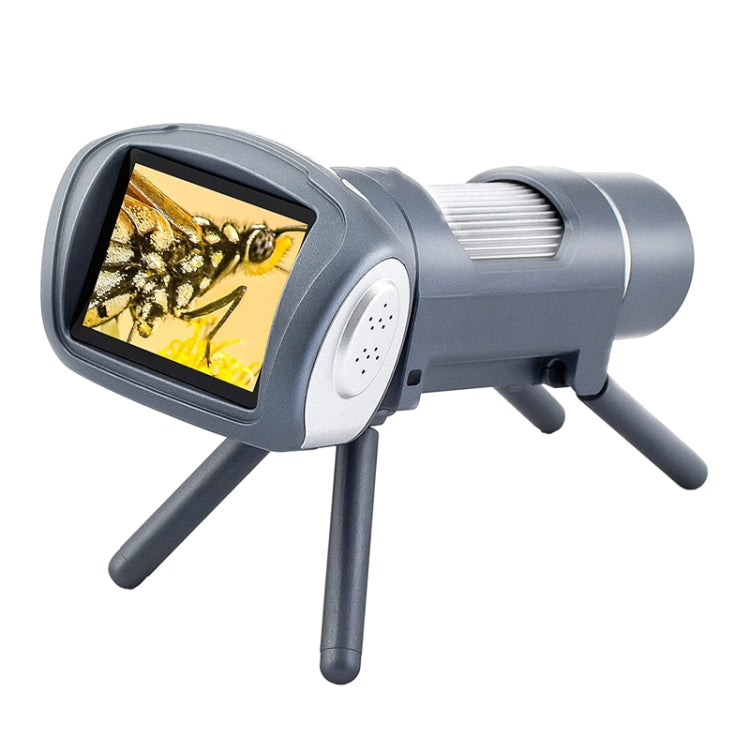 Children Camera Microscope USB Electronic Microscope Digital Magnifying Glass(Silver Gray) - Digital Microscope by PMC Jewellery | Online Shopping South Africa | PMC Jewellery | Buy Now Pay Later Mobicred