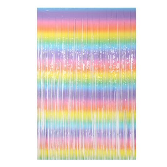2 PCS 2M Birthday Party Decoration Background Rain Curtain(Rainbow Gradient) - Holiday Decorations by PMC Jewellery | Online Shopping South Africa | PMC Jewellery