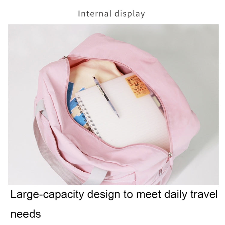 RH2202 Portable Foldable Travel Bag with Expansion Function(Pink) - Storage Bags by PMC TechLife | Online Shopping South Africa | PMC TechLife | Buy Now Pay Later Mobicred
